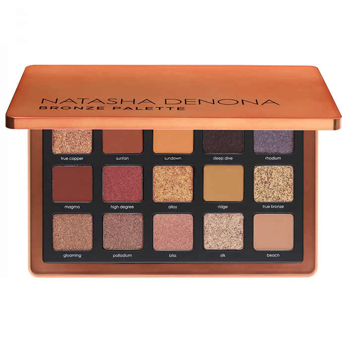 Natasha Denona Bronze Eyeshadow Palette — палітра тіней для повік, 19,25 г